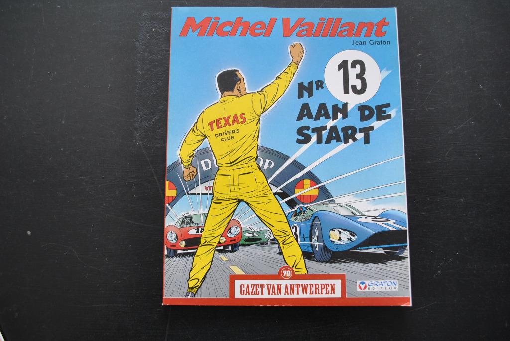 GRATON Michel Vaillant Nr13 aan de start Gazet van Antwerpen, Ophalen of Verzenden, Jean Graton