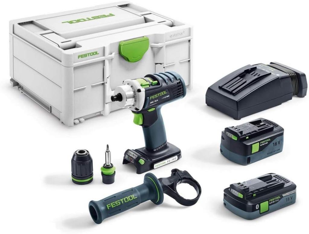 Festool tdc 18/4 5.2/4.0 i-set-sc draadloze boor-/schroevend, Doe-het-zelf en Bouw, Ophalen, Nieuw, Accu