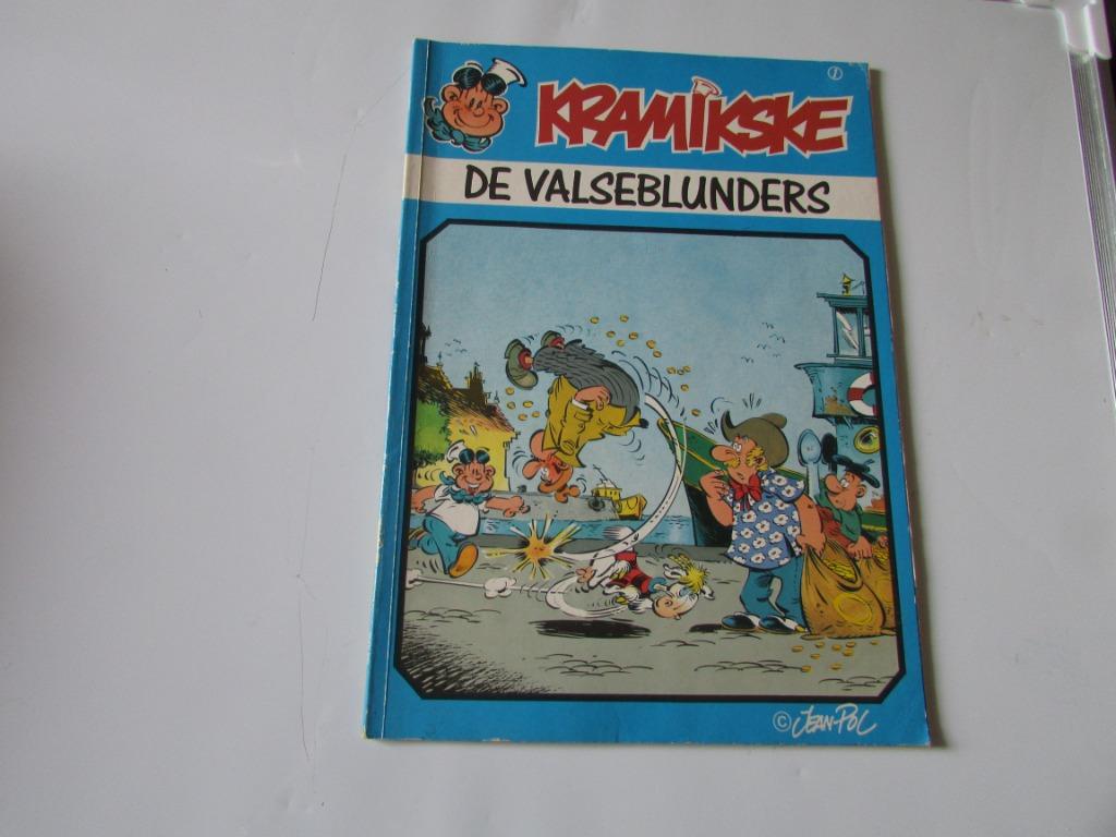 KRAMIKSKE, DE VALSEBLUNDERS, Gelezen, Jean-Pol, Eén stripboek, Ophalen of Verzenden