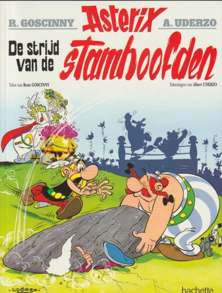 ASTERIX N7 "DE STRIJD V/D STAMHOOFDEN" + ONGEOPENDE PUZZEL, Eén stripboek, Nieuw, Ophalen of Verzenden, Goscinny - Uderzo