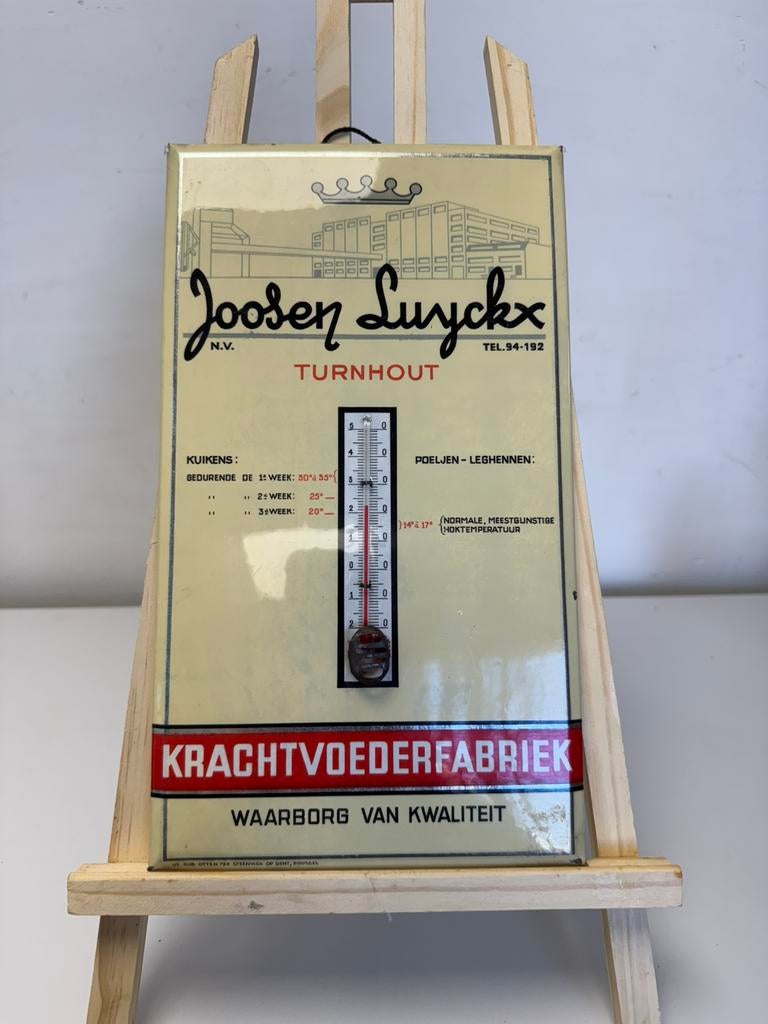 Joosen Tunrhout oude reclame, Verzamelen, Ophalen of Verzenden, Gebruikt, Reclamebord