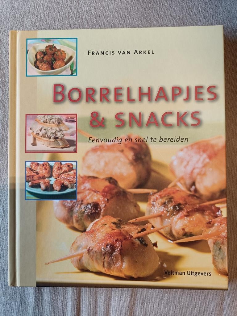 Kookboek aperitiefhapjes, Ophalen of Verzenden, Zo goed als nieuw, Francis Van Arkel, Tapas, Hapjes en Dim Sum