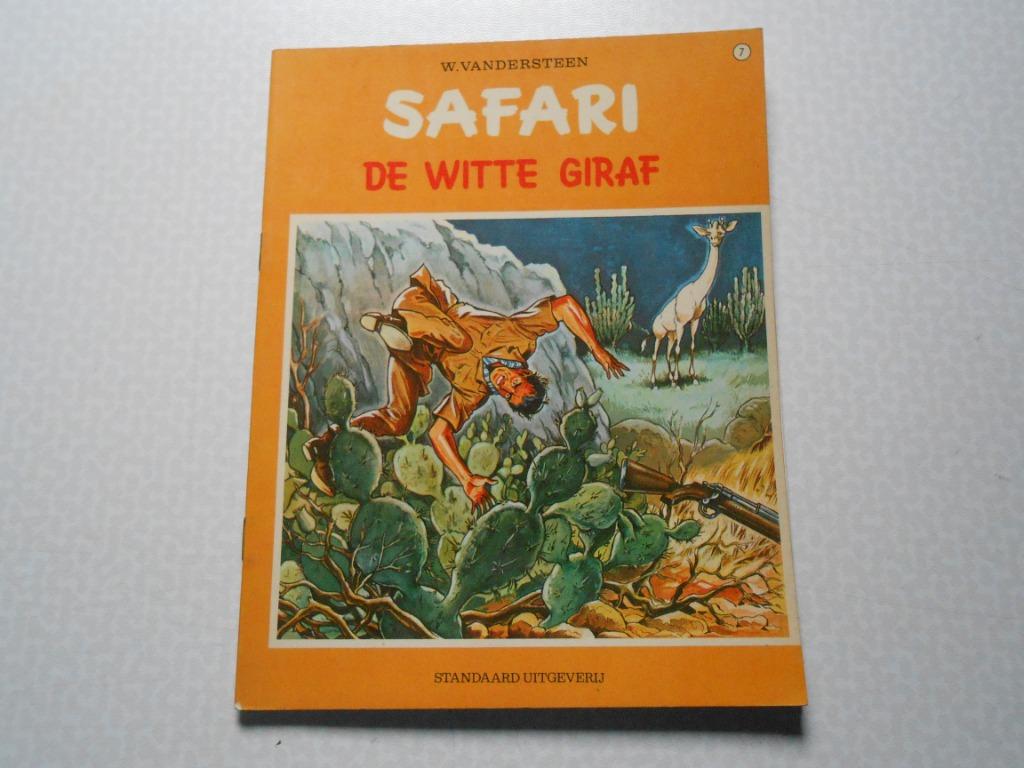 Safari 7 De witte giraf 1971 1 ste druk., Enlèvement ou Envoi, Willy Vandersteen, Une BD, Comme neuf