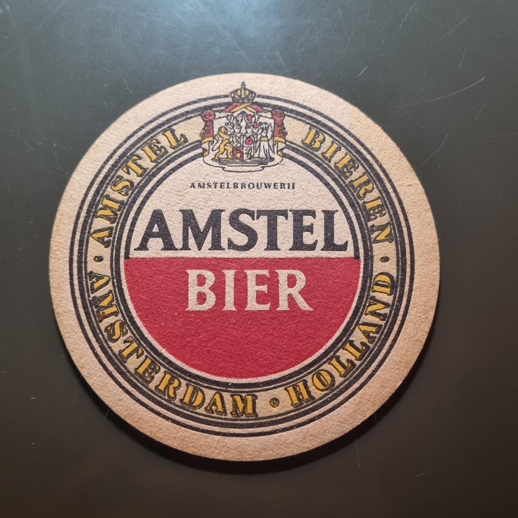 Sous Bock Amstel Bier, Verzamelen, Biermerken, Ophalen of Verzenden, Gebruikt, Viltje(s), Amstel