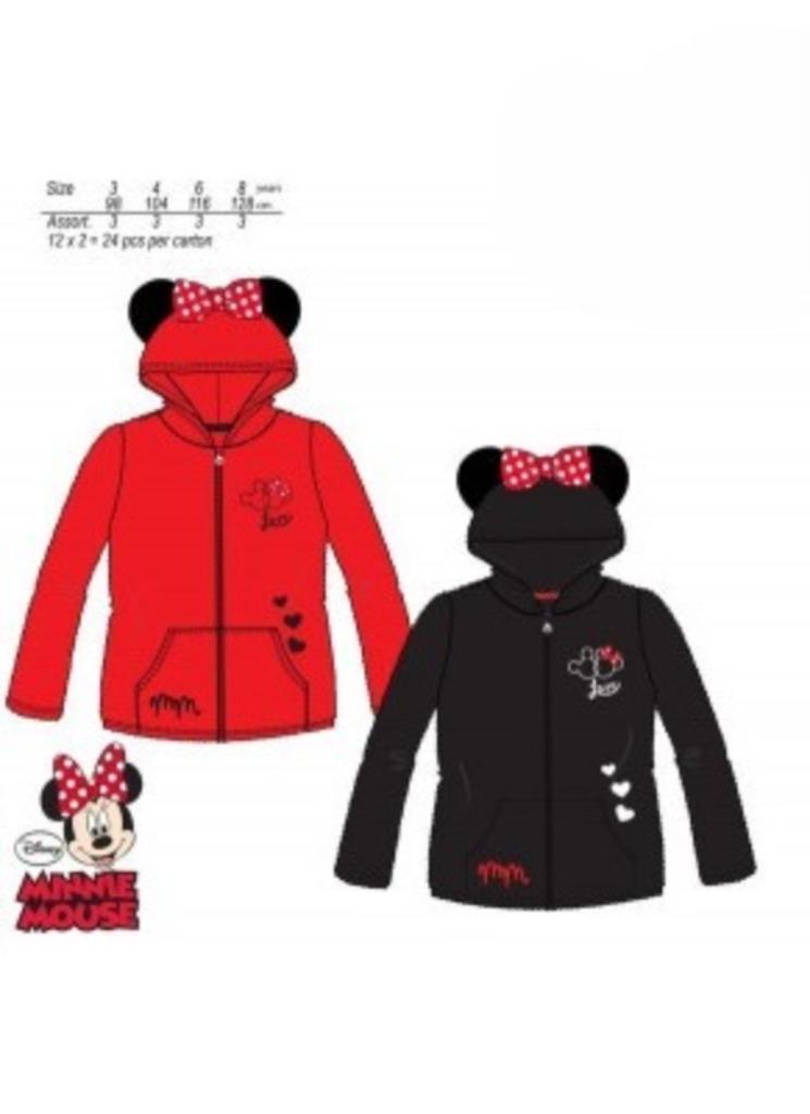 Nieuwe Disney Minnie Mouse polar/ fleece met kap en rits, Kinderen en Baby's, Kinderkleding | Overige, Verzenden, Nieuw, Disney