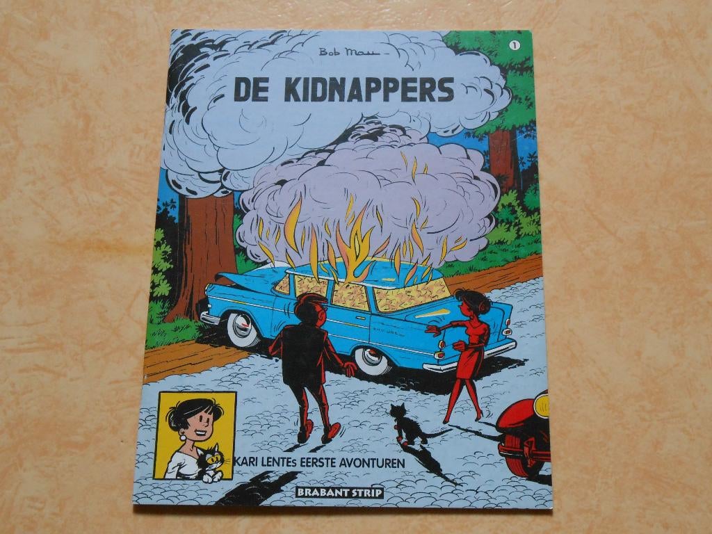 Kari Lente De kidnappers 1998 1 ste druk. sc Brabant Strip., Bob Mau, Eén stripboek, Nieuw, Ophalen of Verzenden