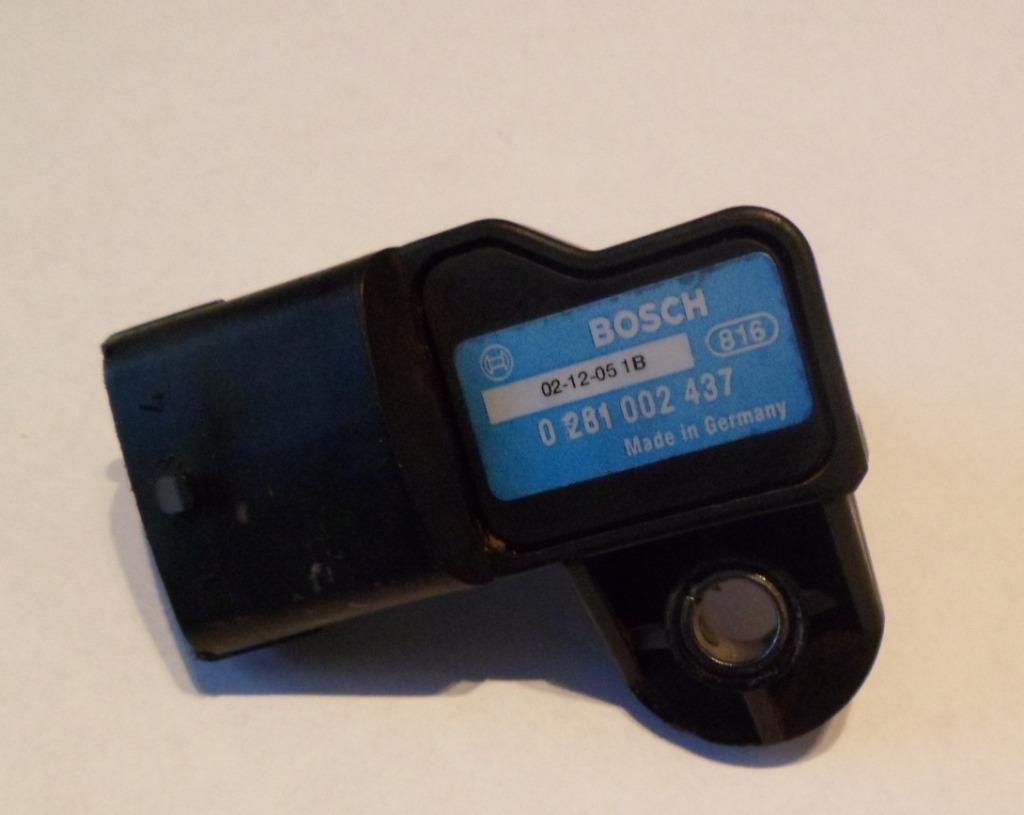Sensor, inlaatspruitstukdruk BOSCH, MAP Sensor 0281002437, Ophalen of Verzenden, Gebruikt, Opel