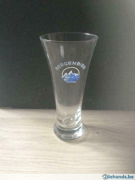 Brouwerij glas fluitglas fluit bierglas Bergenbier, Ophalen of Verzenden, Gebruikt