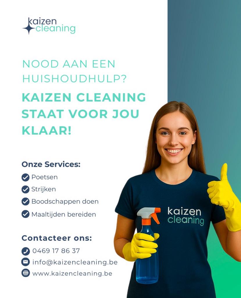 Huishoudhulp nodig? Slechts €10/u.