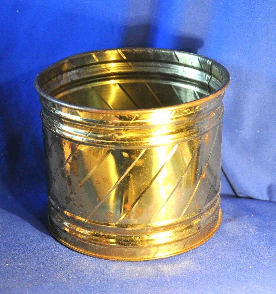 cache pot en metal cuivré, Jardin & Terrasse, Pots de fleurs, Utilisé, Métal, Enlèvement ou Envoi