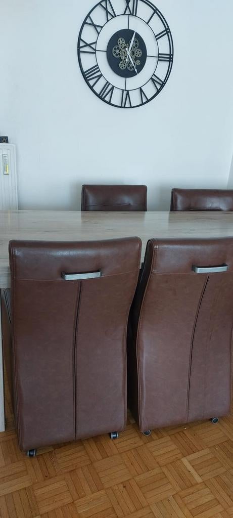 Eettafel met 6 stoelen, Enlèvement ou Envoi