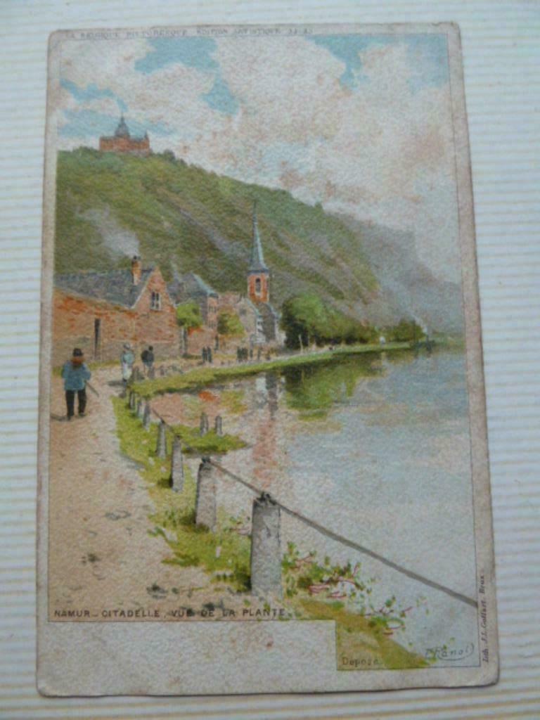 CPA de Namur-Dinant datant de 1903, Enlèvement ou Envoi, Avant 1920, Affranchie, Namur