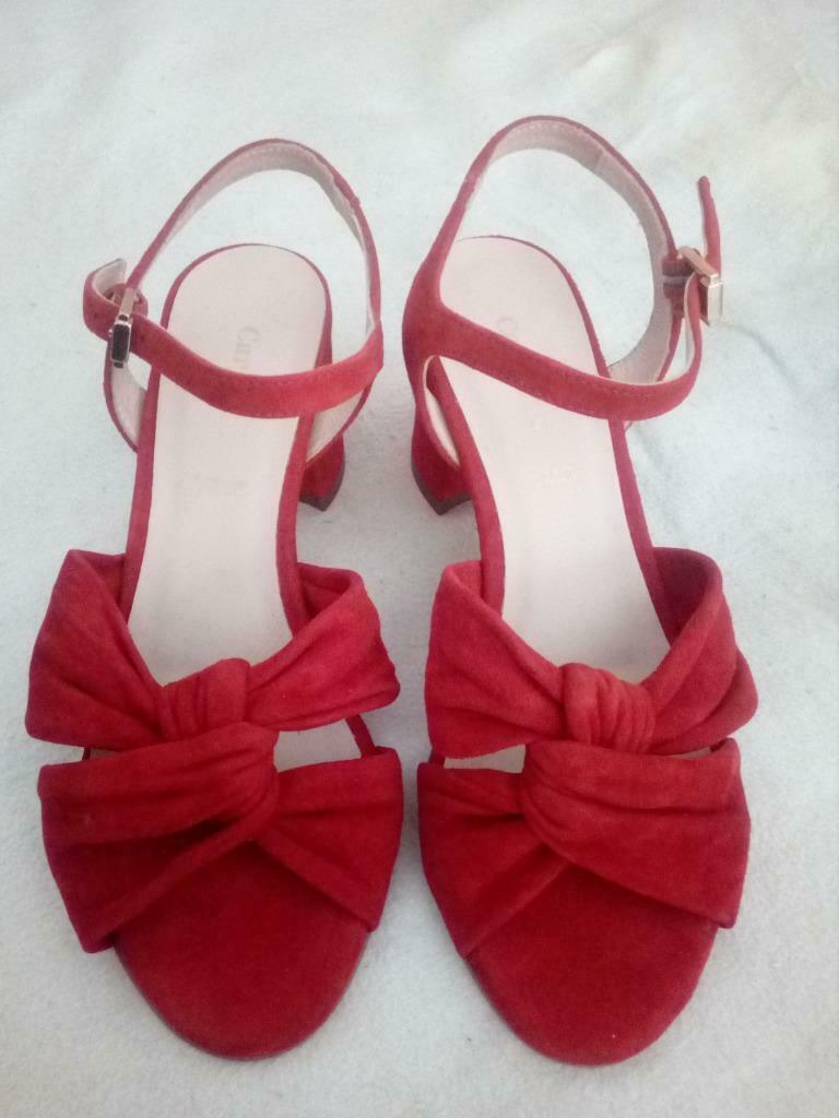 rode damesschoenen van het merk Carmens model: Gloria Bow, Enlèvement ou Envoi, Escarpins, Neuf, Rouge