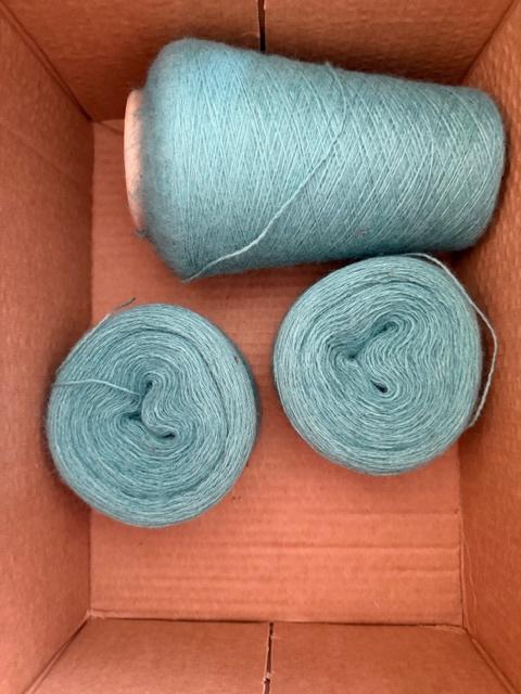 Nieuwe 70% wol (haken/breien) lichtgroen/600gr  (nr4867), Ophalen of Verzenden, Nieuw, Breien of Haken, Wol of Garen