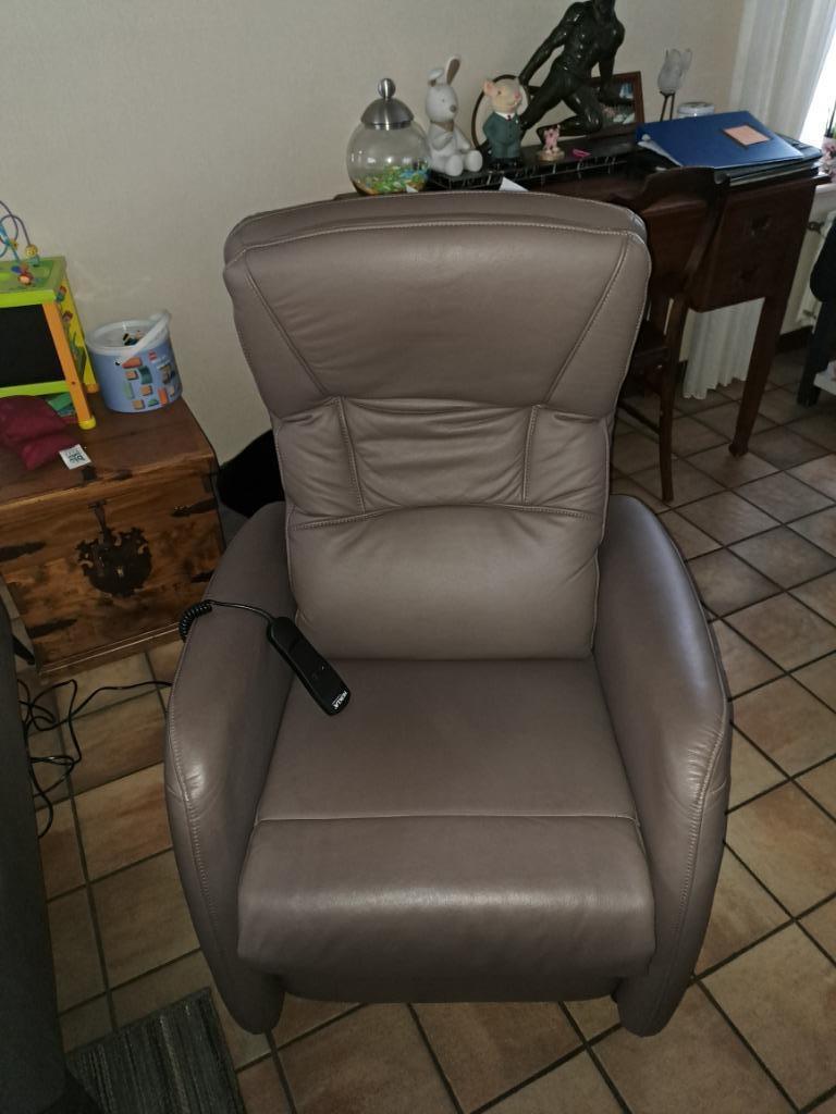 Relaxzetel, Huis en Inrichting, Ophalen, Nieuw, Leer