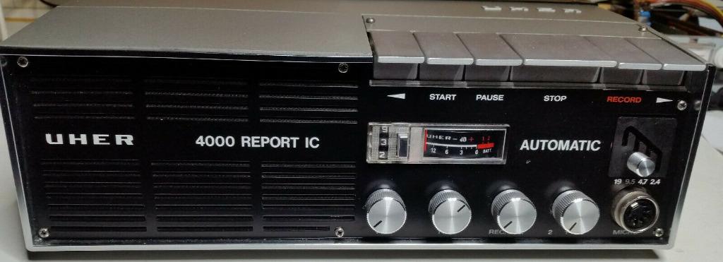 UHER 4000 Report IC automatic met toebehoren, Enlèvement ou Envoi, Magnétophone, Avec bandes
