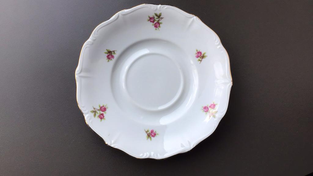 Koffieservies  - Bavaria - ondertas - roosjes, Antiek en Kunst, Ophalen of Verzenden