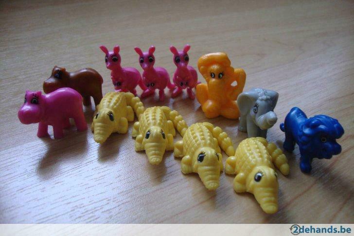 Figuren ‘Dieren uit de wildernis’ (Bahlsen), Verzamelen, Poppetjes en Figuurtjes, Ophalen of Verzenden, Gebruikt