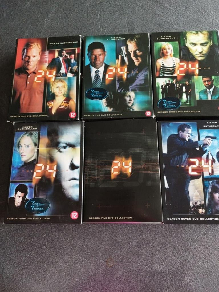 Dvd boxen serie '24 ', Enlèvement, Comme neuf