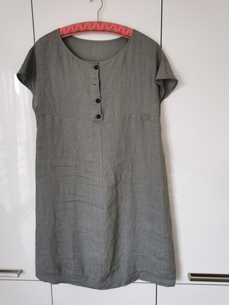 Grijs kleedje., Kleding | Dames, Jurken, Maat 38/40 (M), Sarah - Pacini, Ophalen of Verzenden, Zo goed als nieuw
