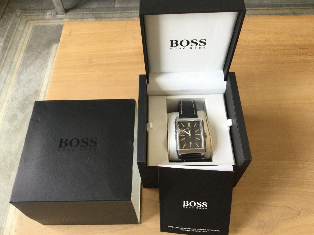 Hogo Boss pols uurwerk., Handtassen en Accessoires, Overige merken, Gebruikt, Polshorloge, Overige materialen