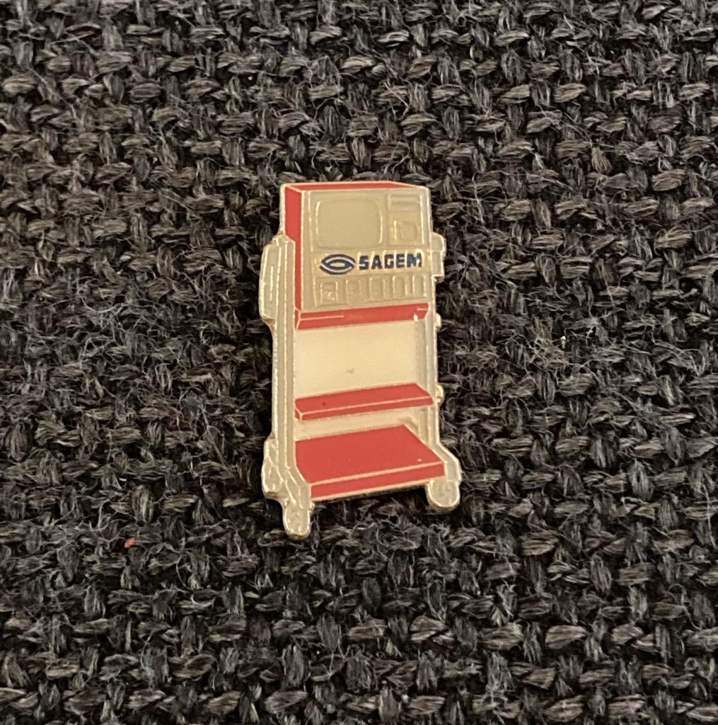 PIN - SAGEM, Envoi, Utilisé, Marque, Insigne ou Pin's