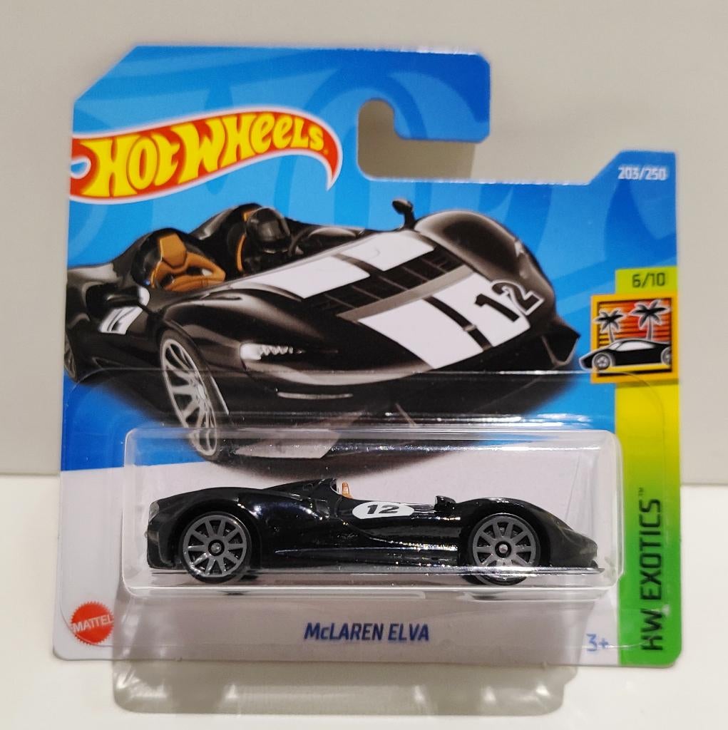Hot Wheels McLaren Elva Zwart (2022), Ophalen of Verzenden
