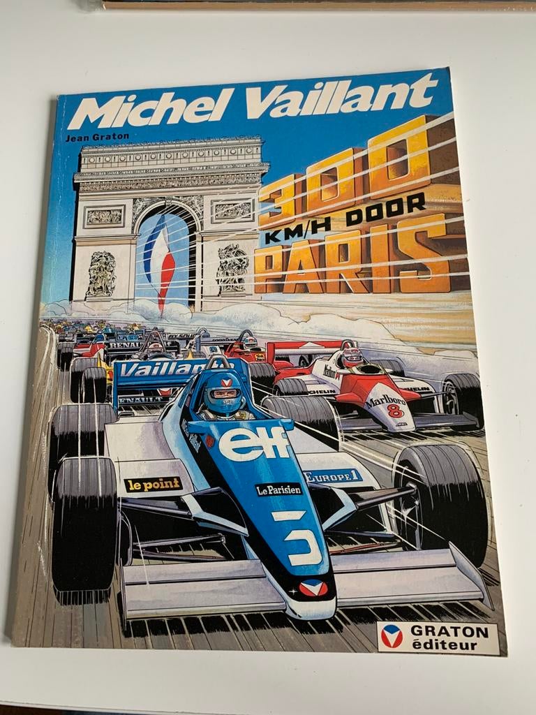 Strip Michel vaillant 300km/h door paris 1983, Verzamelen, Ophalen, Zo goed als nieuw