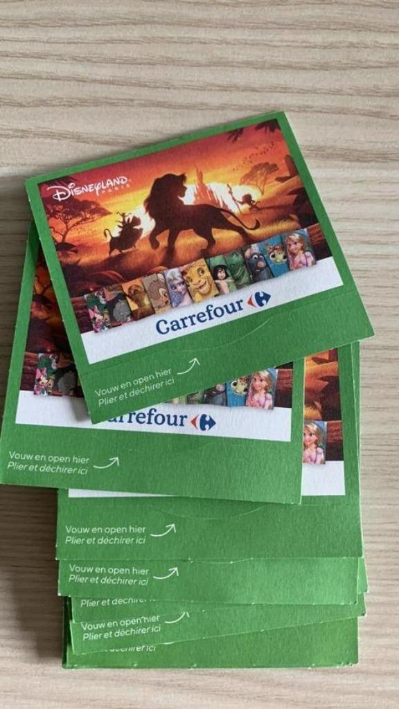 Carrefour stickers (en speelkaarten) Disney, Overige supermarkten, Ophalen of Verzenden