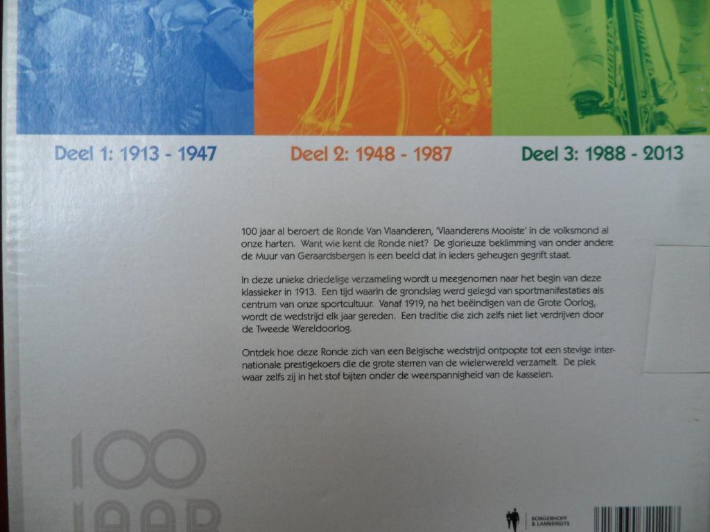 100 jaar ronde van vlaanderen 3 delen, Boeken, Verzenden, Zo goed als nieuw