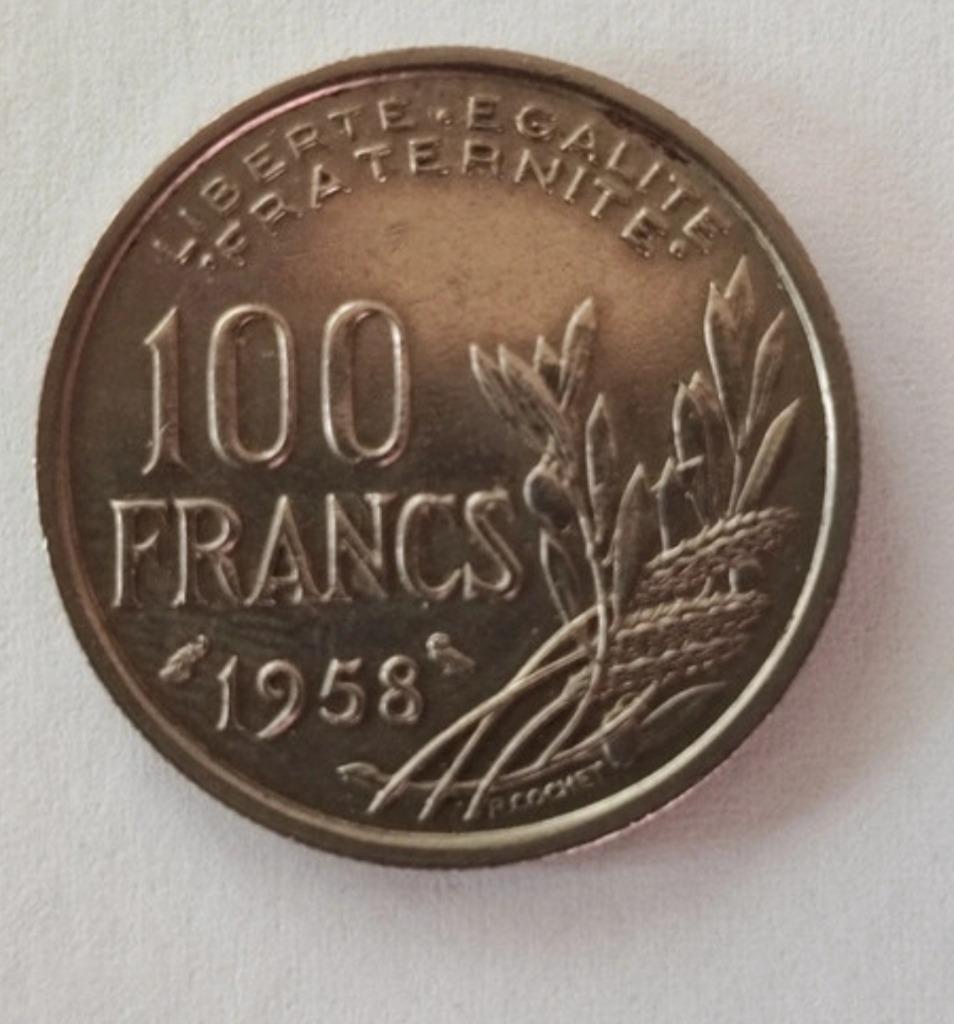 Pièce de 100 franc français, Enlèvement ou Envoi, France, Monnaie en vrac