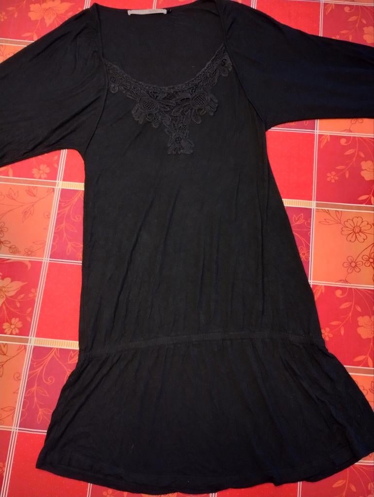 Zwart kleedje Styles by Steps maat S, Kleding | Dames, Ophalen of Verzenden, Maat 36 (S), Zwart