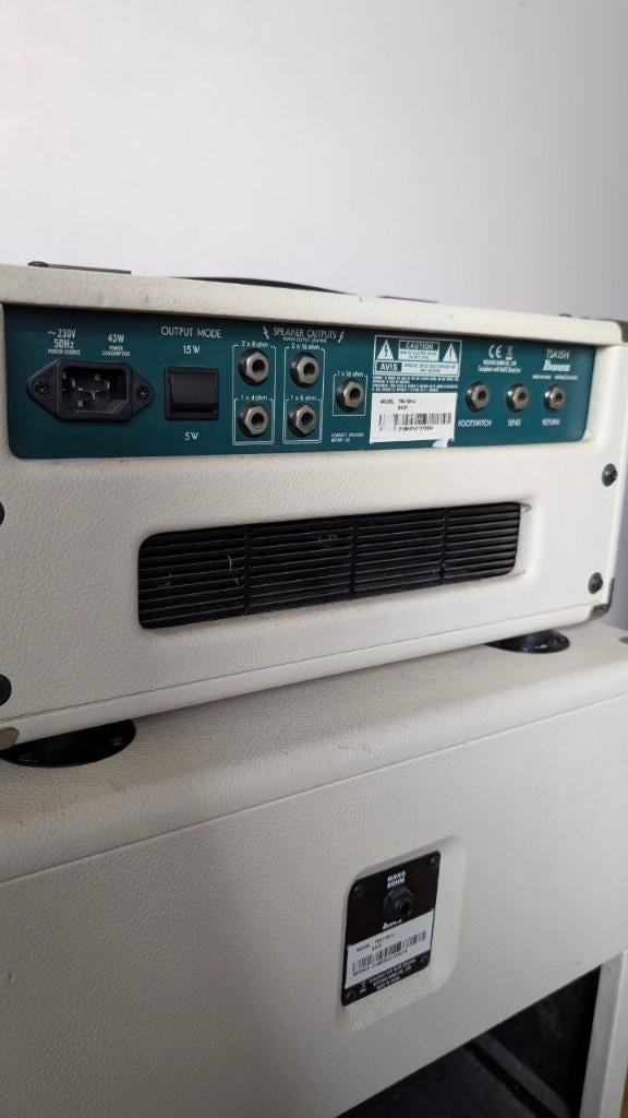 Amplificateur à tube Ibanez TSA15H /  Ibanez 1x12., Enlèvement ou Envoi, Comme neuf, Guitare