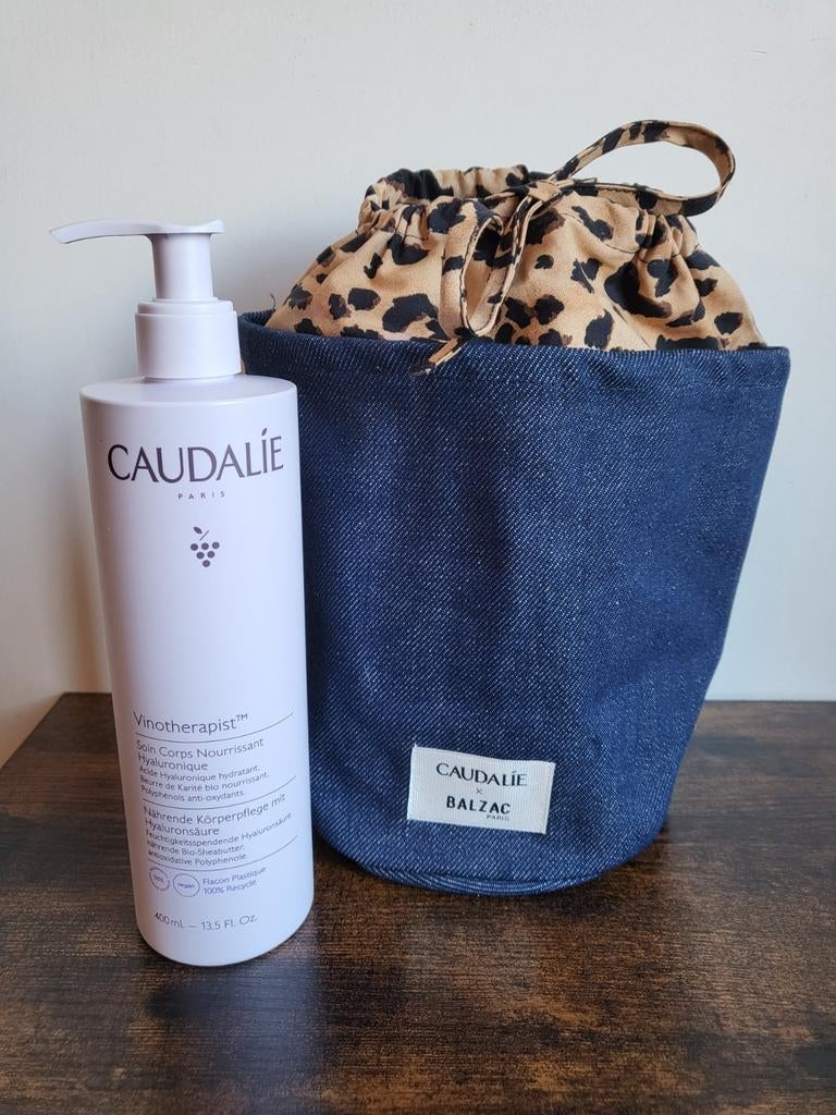 Crème hydratante Caudalie + sachet Valzac *Nouveau*, Bijoux, Sacs & Beauté, Enlèvement ou Envoi, Neuf, Body lotion, Crème ou Huile