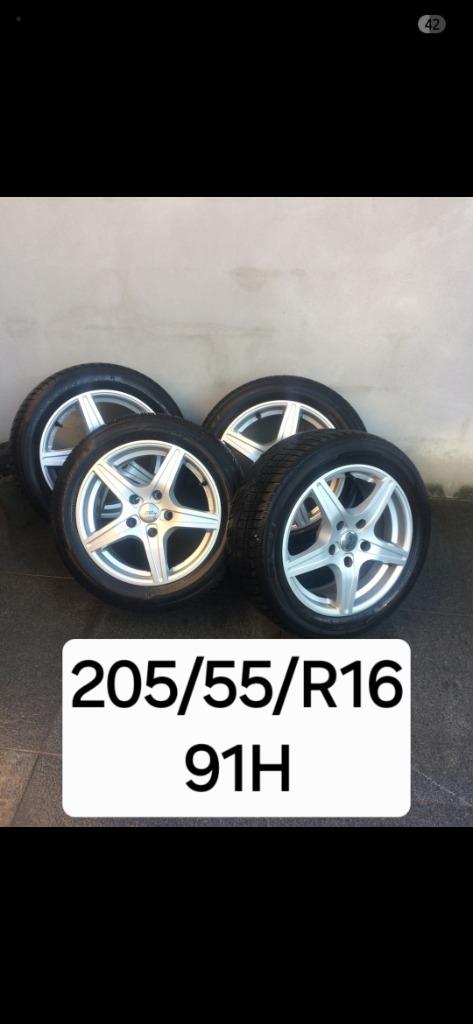 Velgen met winterbanden, Ophalen, Gebruikt, Velg(en), 16 inch