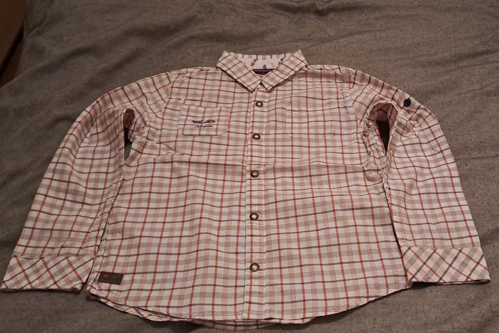 Gilet à manches longues (taille 128), Garçon, Enlèvement ou Envoi, Chemise ou Chemisier, Comme neuf