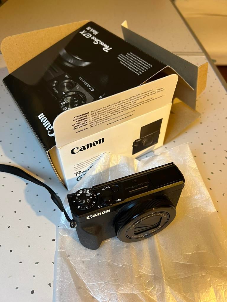 Canon PowerShot G7 X Mark III, Audio, Tv en Foto, Ophalen, Zo goed als nieuw, Canon