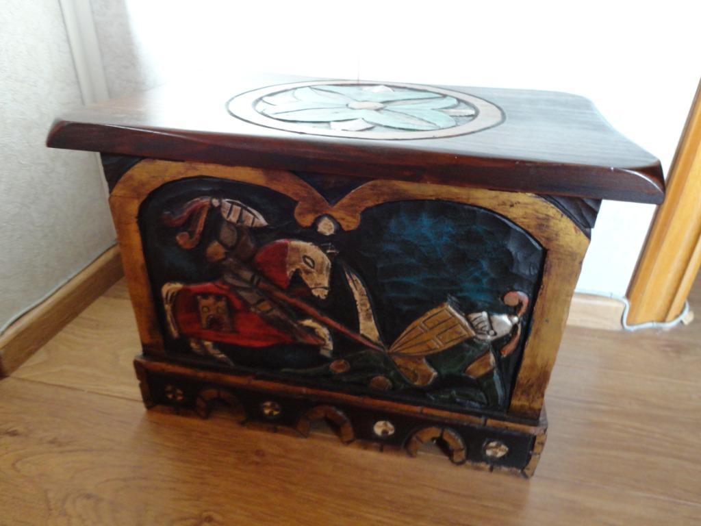 koffer : kist, Ophalen, Gebruikt, Hout