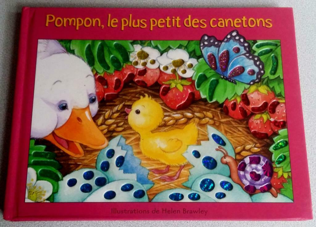 Livre pour enfant " Pompon, le plus petit des canetons ", Enlèvement, Neuf, Livre à déplier, à toucher ou à découvrir, 3 à 4 ans