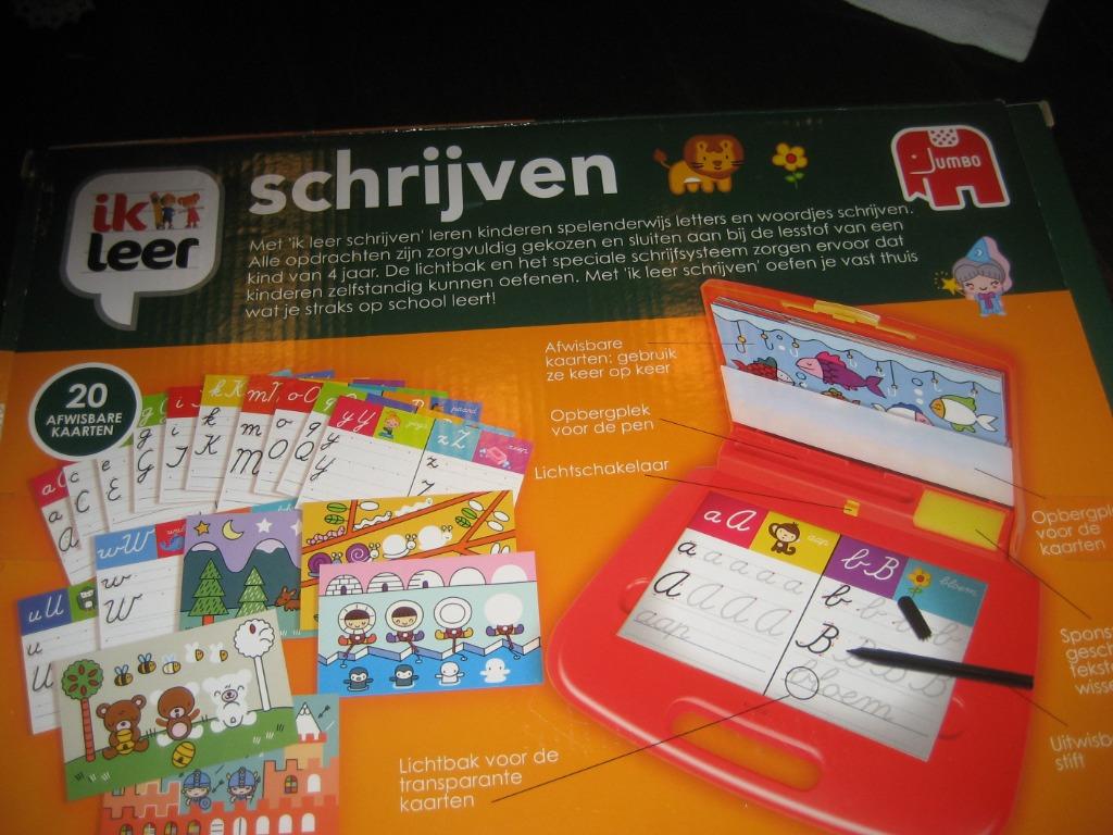 Ik leer schrijven, Ophalen, Zo goed als nieuw, Taal en Lezen, Met licht