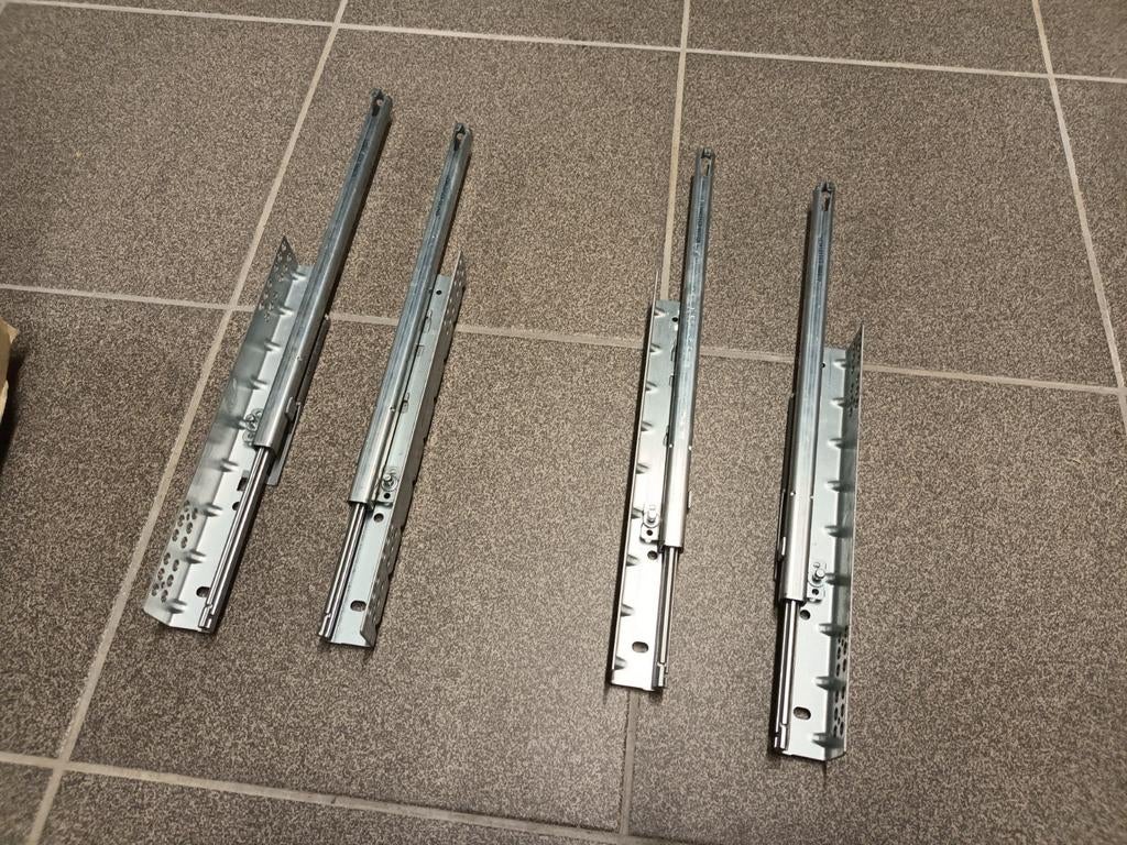 Ladegeleiders hettich 30 cm 2 sets, Bricolage & Construction, Enlèvement ou Envoi, Comme neuf