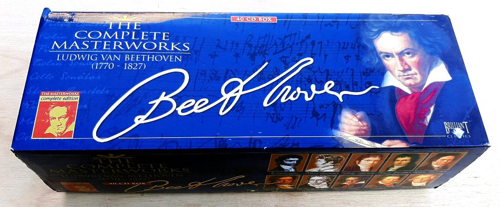 Beethoven The Complete Masterworks, set van 40 cd's, Cd's en Dvd's, Gebruikt, Verzenden, Boxset, Overige typen