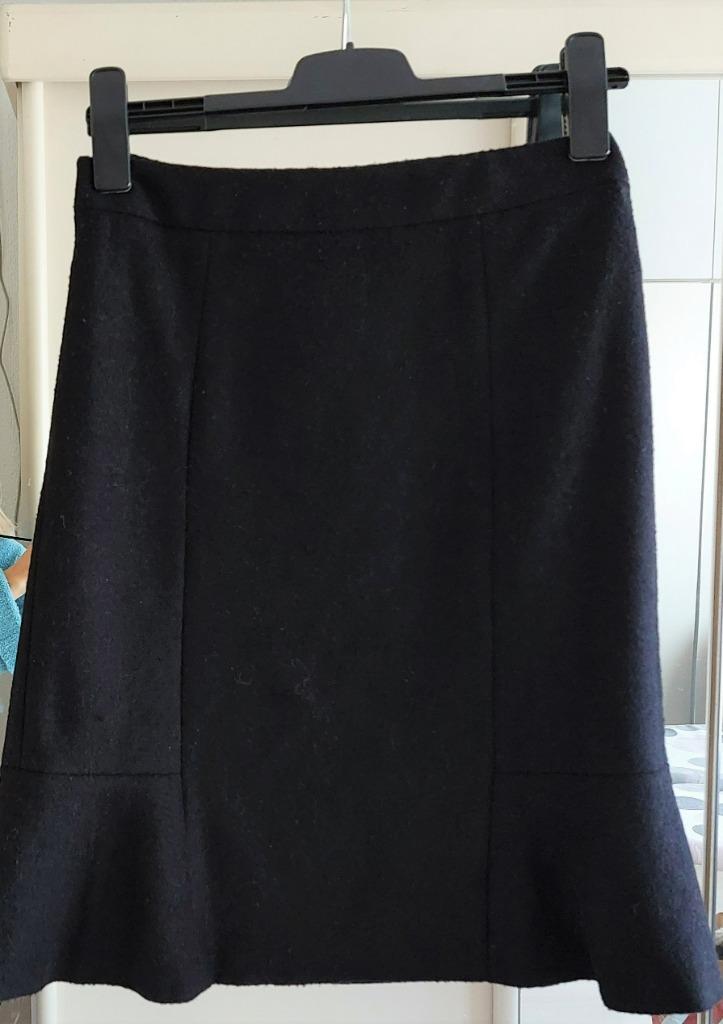 jupe noire doublée Gerry Weber 36 Etat neuf laine, doublée, Enlèvement ou Envoi, Taille 36 (S), Comme neuf, Longueur genou