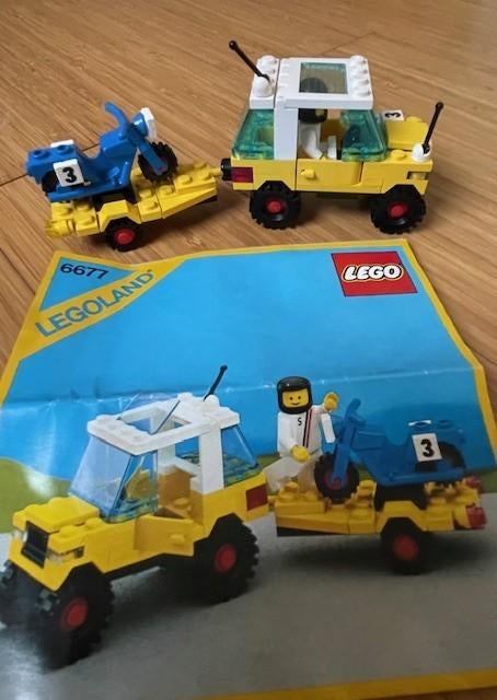 Lego 6677 Motocross Racing Vintage, Ophalen of Verzenden, Lego