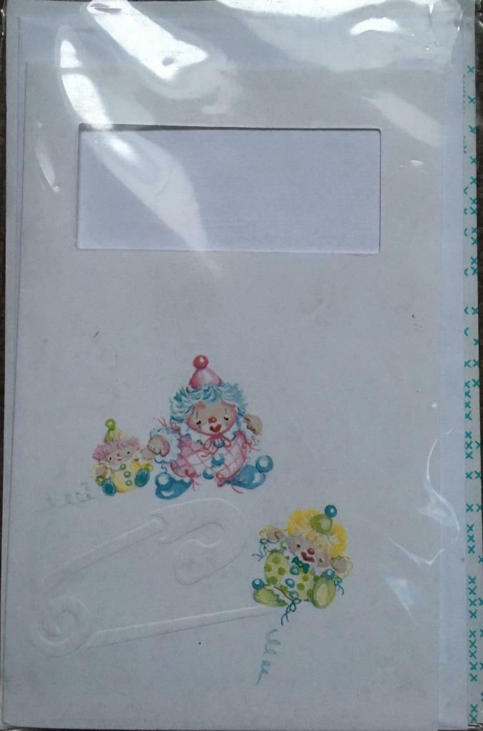 Geboorte kaartje kruissteek  - 50% kaartjes 2€ per stuk, Ophalen of Verzenden, Nieuw, Handborduren, Borduurpakket