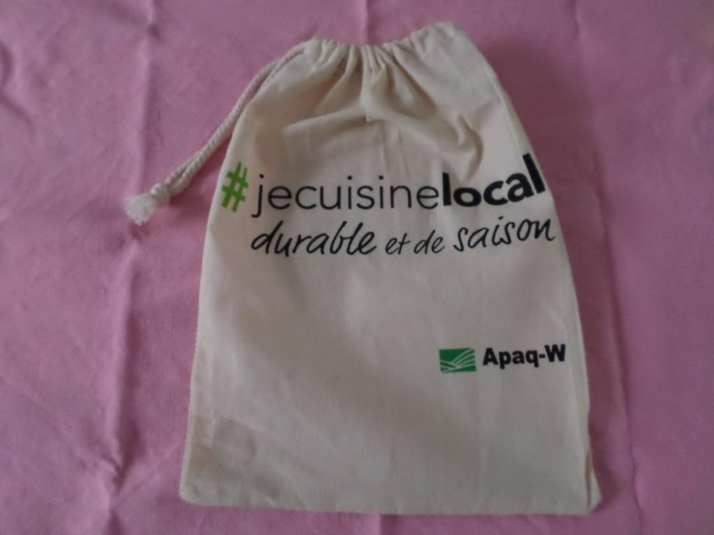 Sac filet #jecusinelocaldurableetdesaison Apaq-W floche, Enlèvement ou Envoi, Neuf, Beige, Shopper
