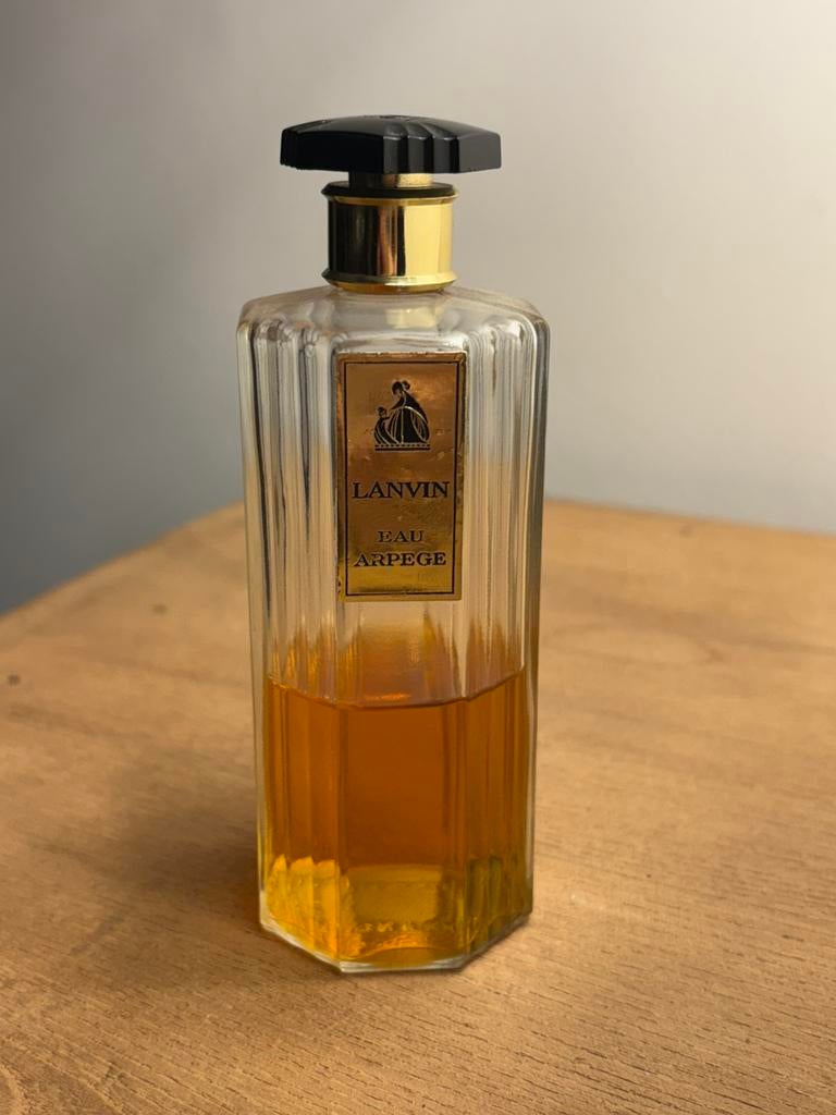 Lavin - Eau Arpege (Vintage parfum in grote Art Deco fles), Ophalen, Gebruikt