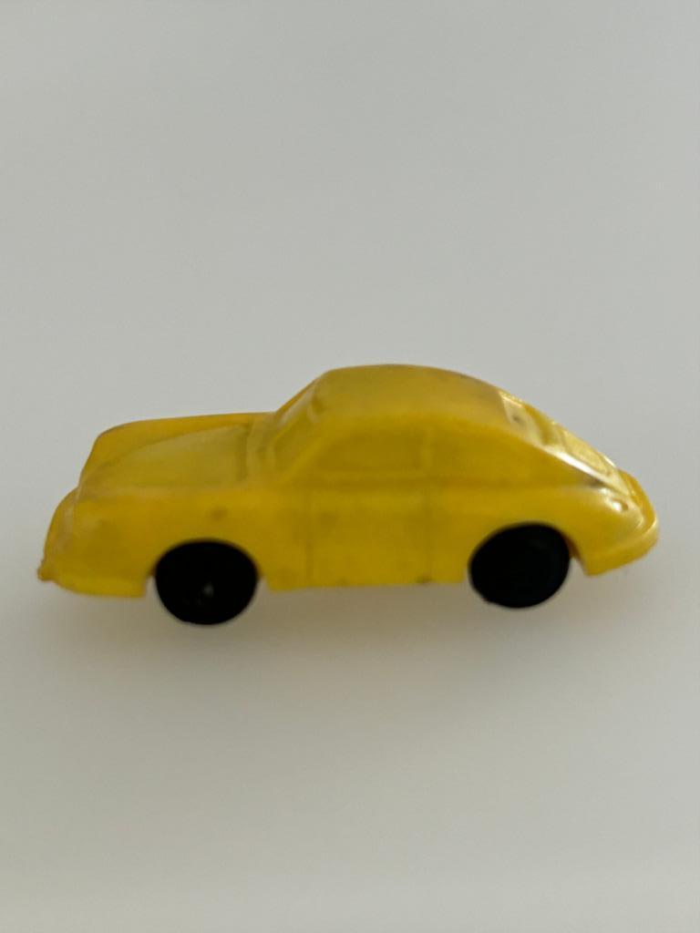 Vintage Plastic Toy Car Micro Koho Porsche (?) 60's, Ophalen of Verzenden, Gebruikt, Auto