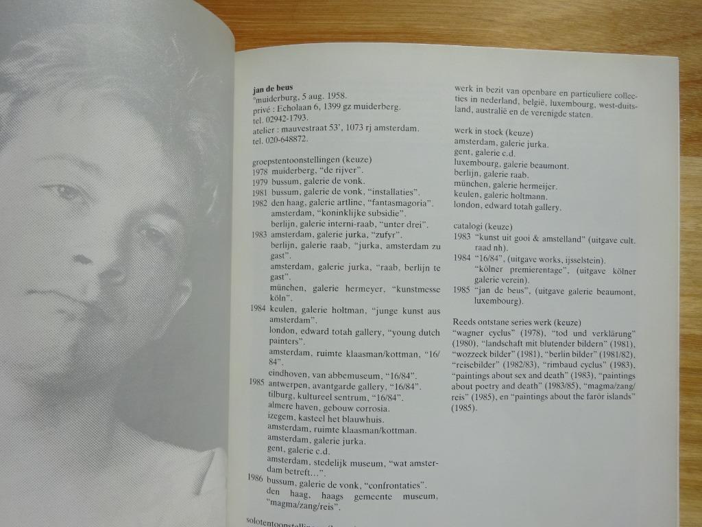 Jan De Beus, Philippe Bouttens, Hans Picard, Rik Vermeersch, Enlèvement ou Envoi, Comme neuf, Peinture et dessin