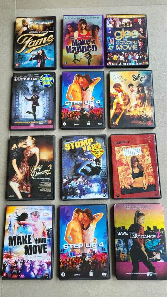 Verschillende dansfilms dvd's, Ophalen of Verzenden, Zo goed als nieuw